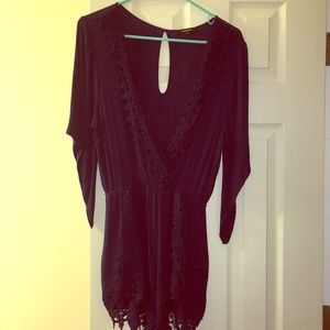 Cute blue navy romper